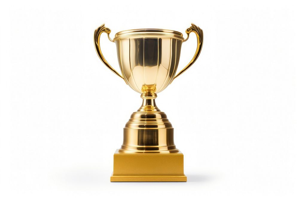 Trophy mockup Gold Textures gold. AI generated Image by rawpixel.