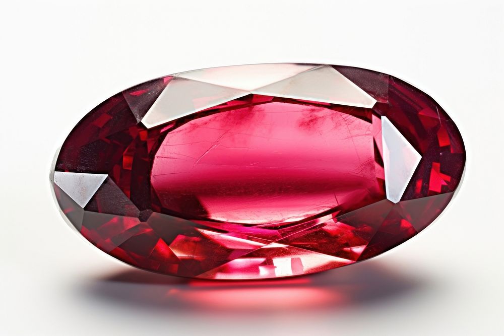 Ruby gem stone gemstone jewelry diamond. AI generated Image by rawpixel.
