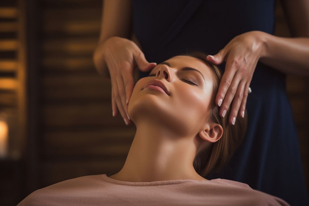 Massaged adult woman spa. AI generated Image by rawpixel.