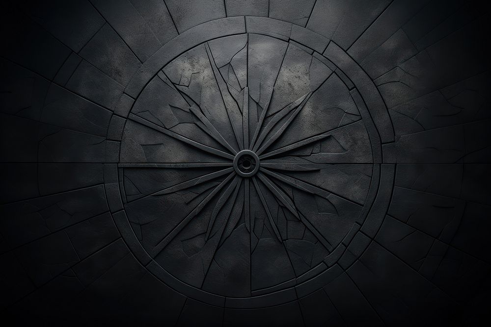 Wheel backgrounds black architecture. AI generated Image by rawpixel.