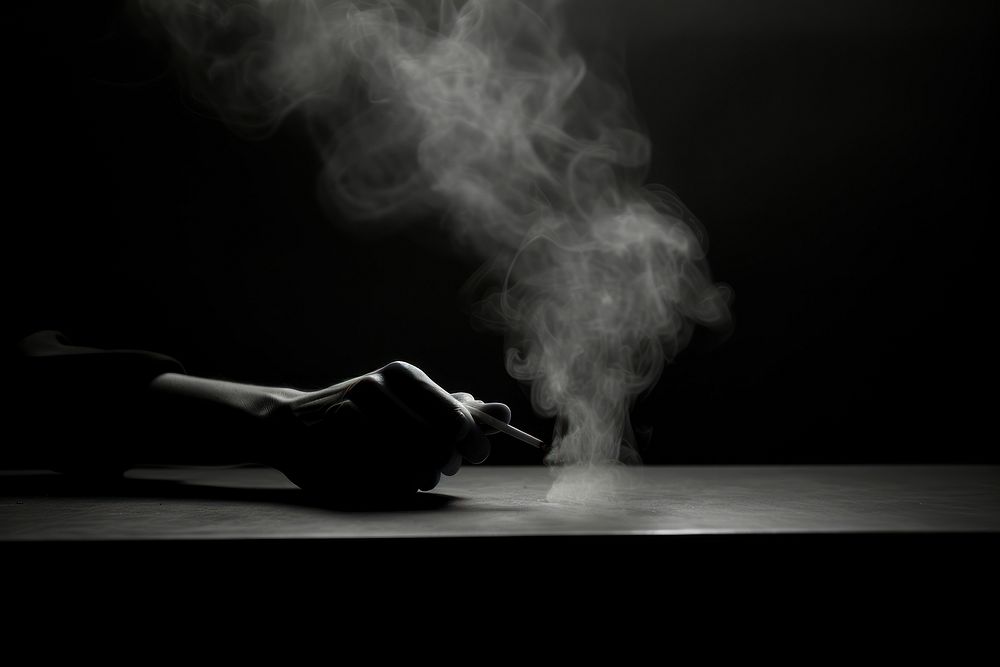 Smoking issue smoke adult spirituality. AI generated Image by rawpixel.