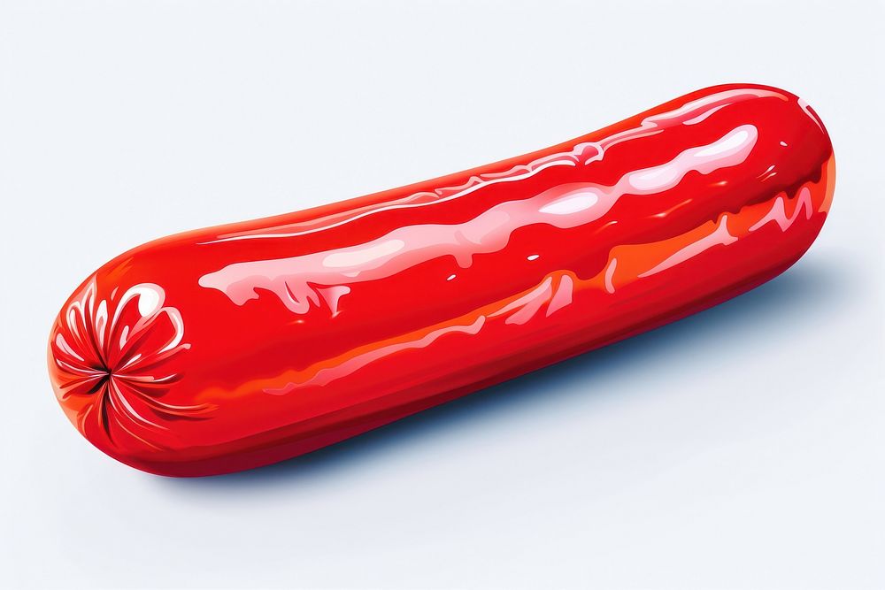 Sausage food red bratwurst. AI | Premium Photo Illustration - rawpixel