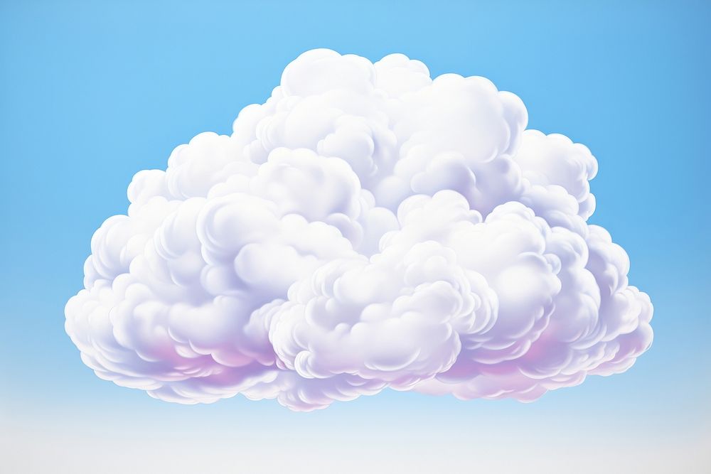 Cumulus clouds nature sky cloudscape. AI generated Image by rawpixel.