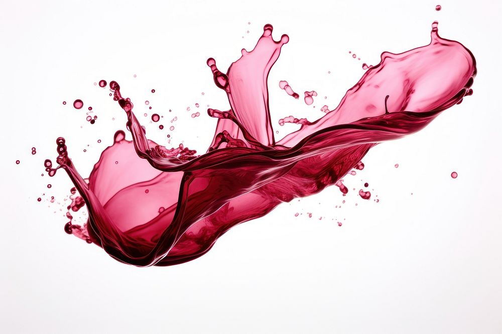 Red wine alcohol pink refreshment. AI generated Image by rawpixel.