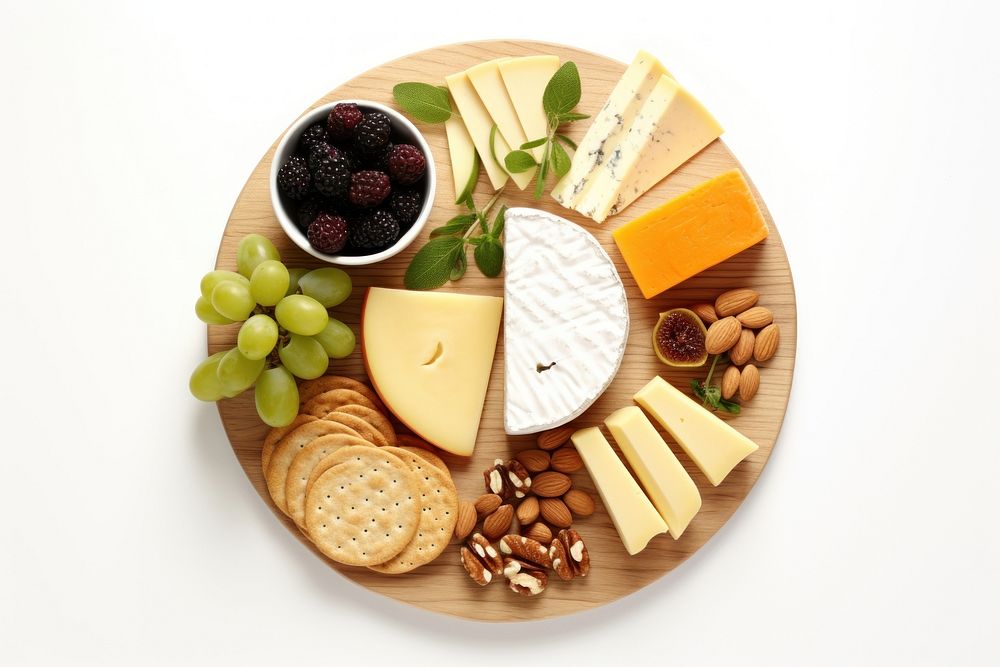 Cheese board cheese table food. AI generated Image by rawpixel.