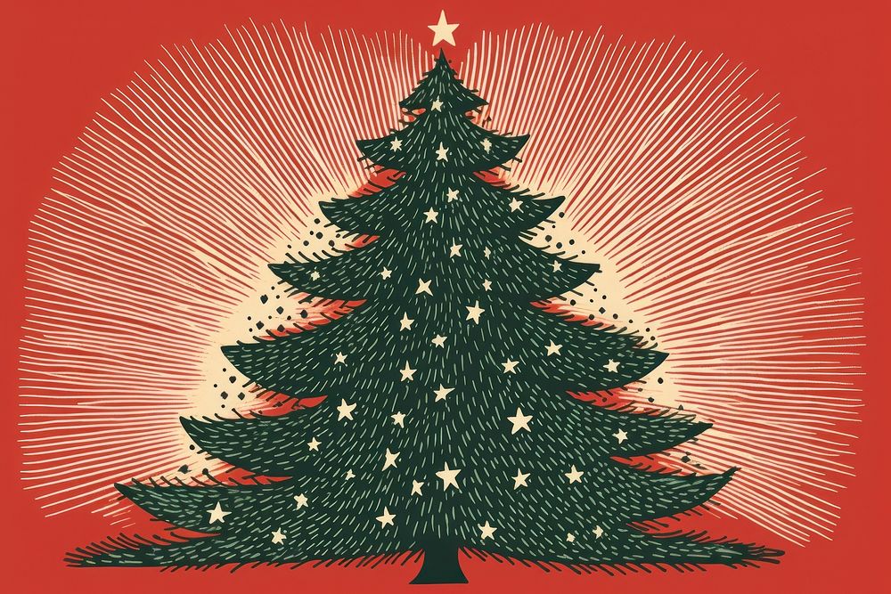 Christmas tree backgrounds plant pine. AI generated Image by rawpixel.