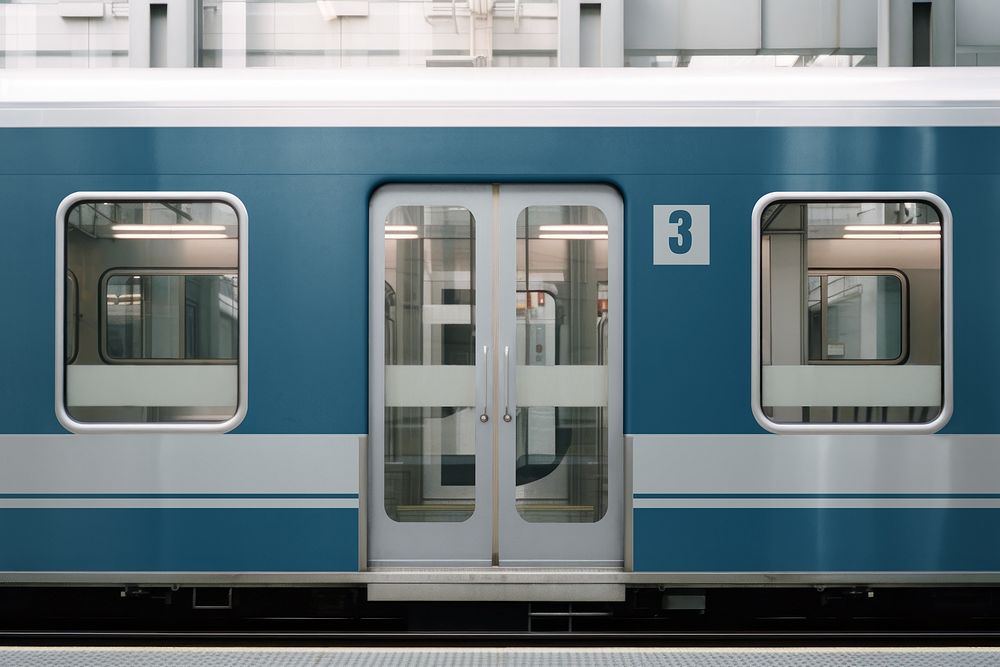 Train body, subway station