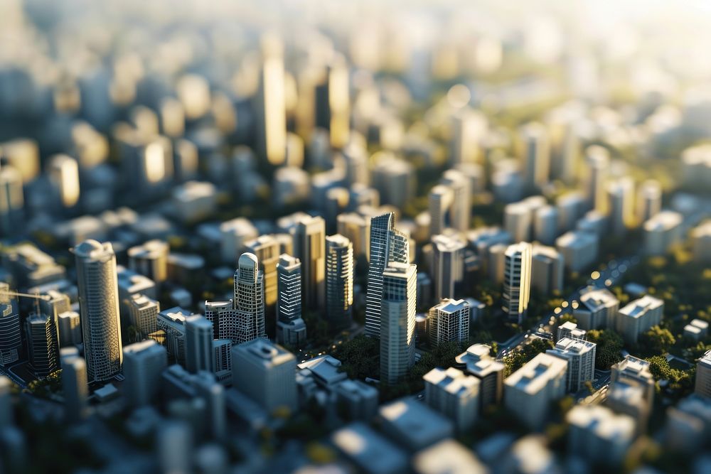 Real estate architecture cityscape outdoors. AI generated Image by rawpixel.