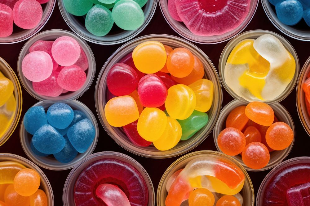Jelly candy confectionery pill food. AI generated Image by rawpixel.