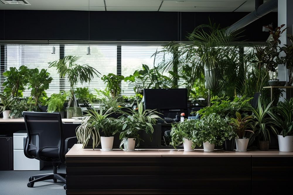 Garden office furniture indoors. AI generated Image by rawpixel.