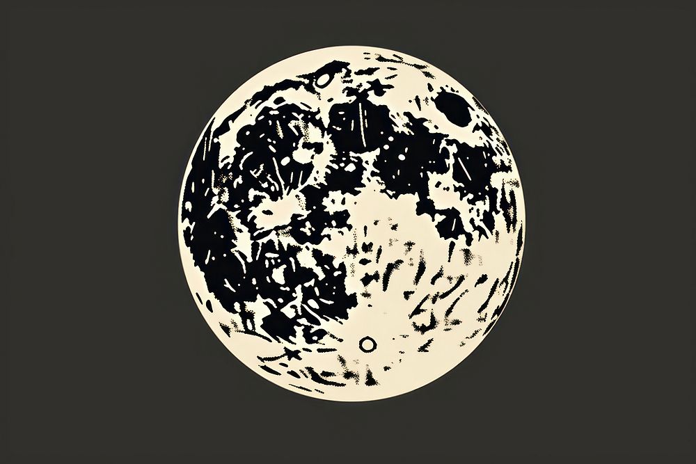 Moon astronomy space night. AI generated Image by rawpixel.