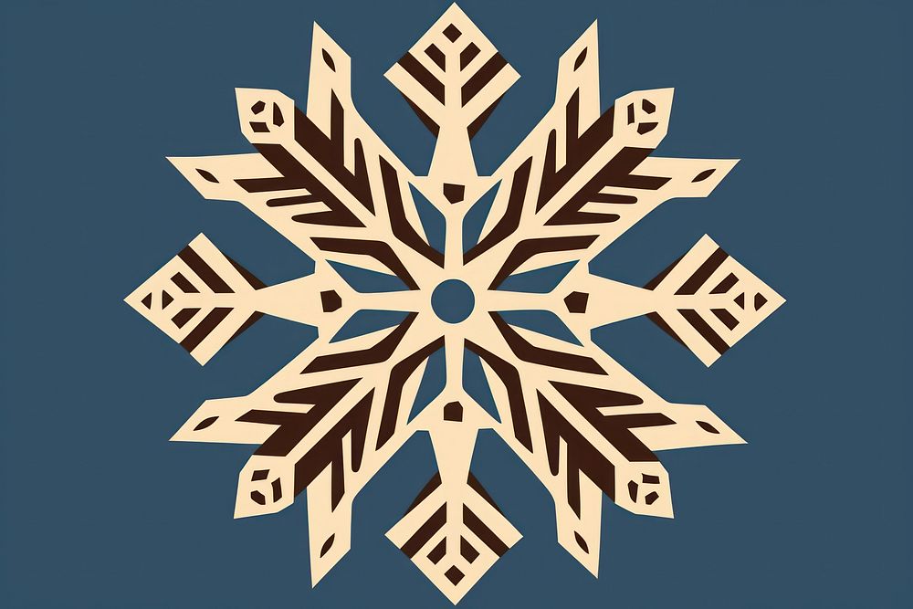 Snowflake snowflake wood creativity. AI generated Image by rawpixel.