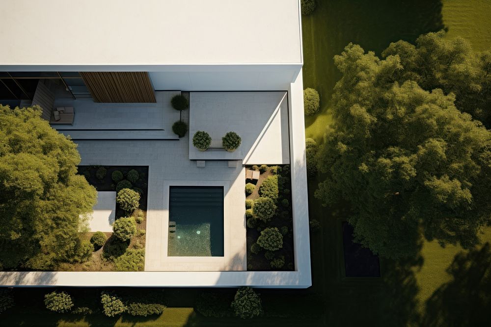 Real estate property architecture building outdoors. AI generated Image by rawpixel.