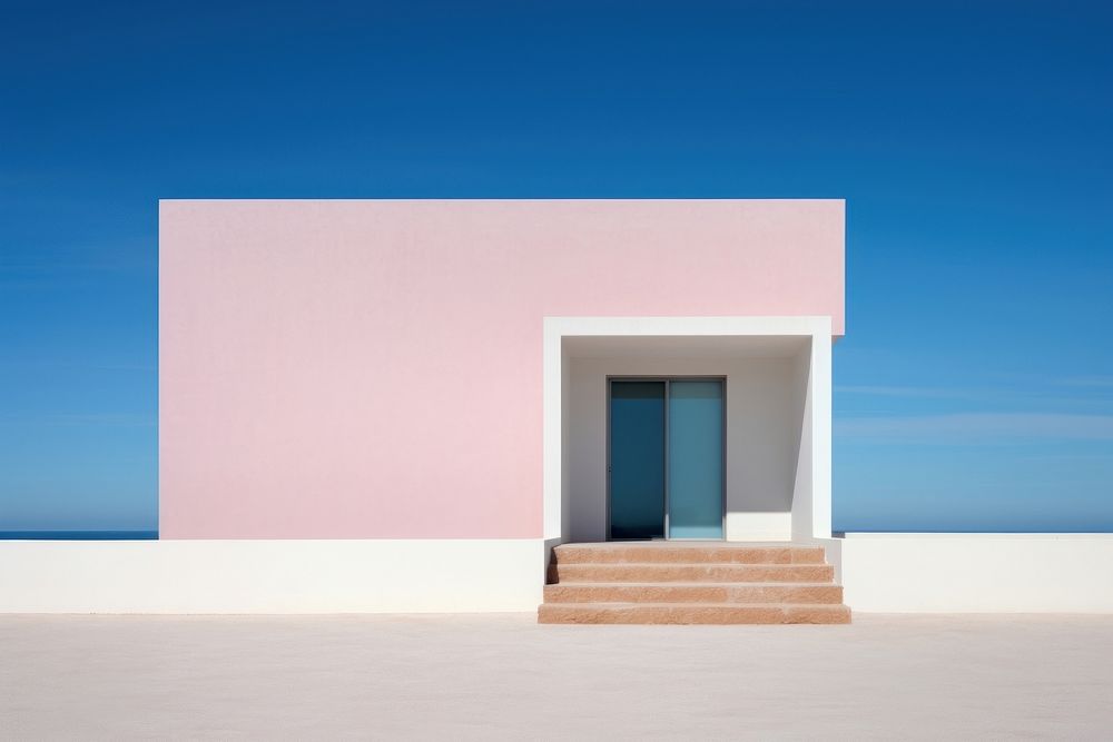Modern Minimal house architecture building outdoors. AI generated Image by rawpixel.