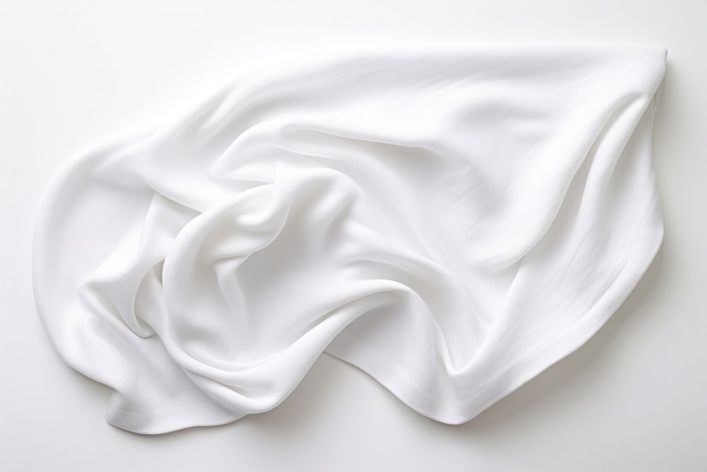 Backgrounds wrinkled white silk. AI generated Image by rawpixel.