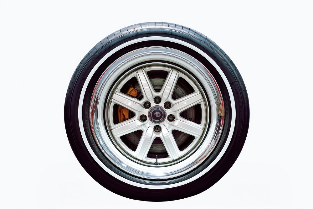 1 car wheel focus watercolor vehicle spoke tire. AI generated Image by rawpixel.