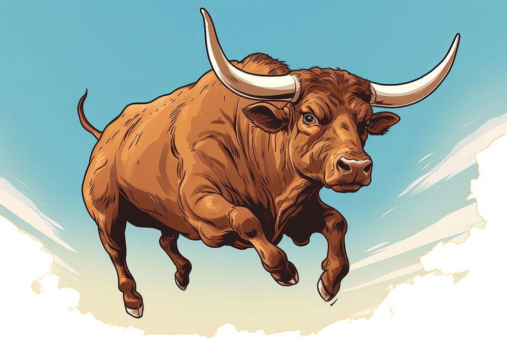 Bull livestock buffalo cattle. AI generated Image by rawpixel.