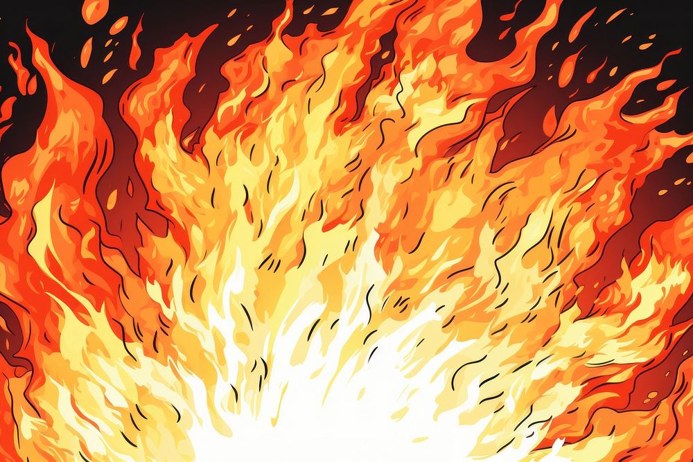 Flame backgrounds bonfire explosion. 