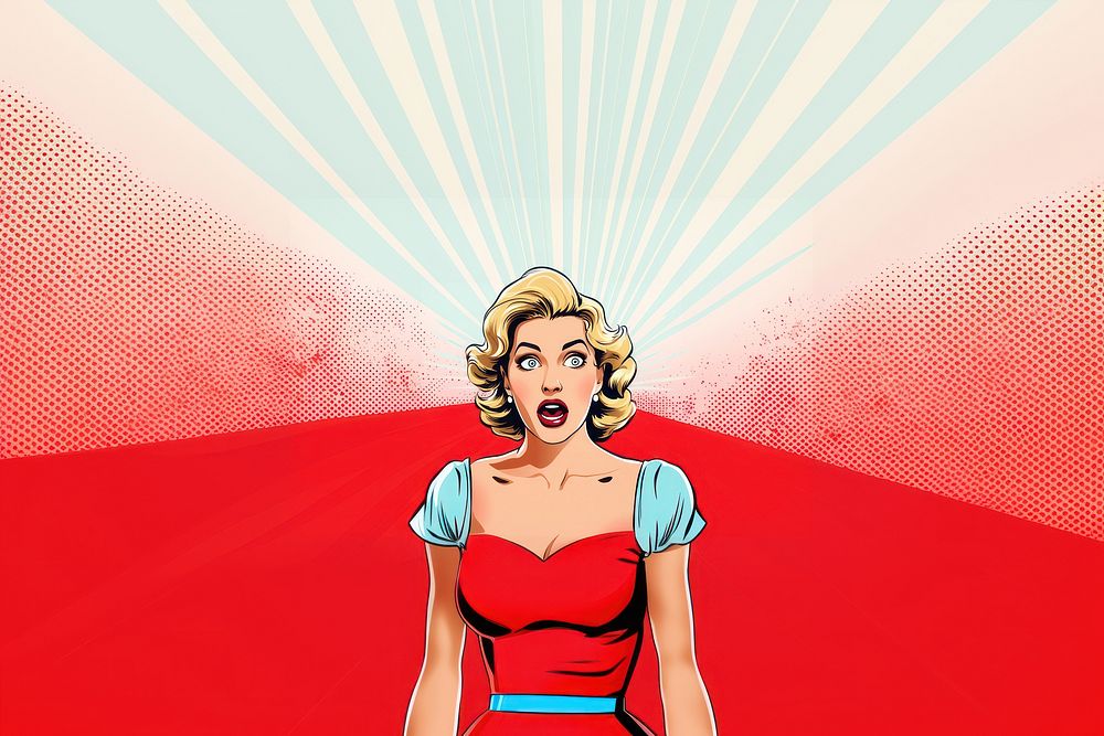 Gossip lady cartoon adult happiness. AI generated Image by rawpixel.
