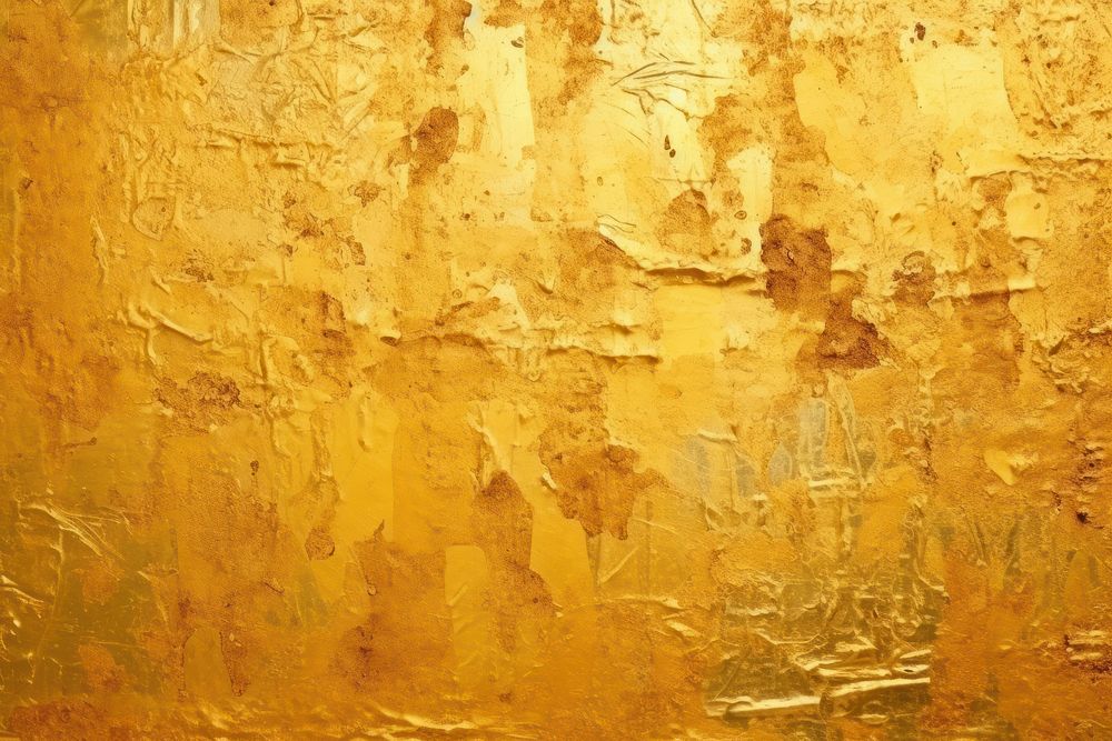 Gold leaf backgrounds texture deterioration. AI generated Image by rawpixel.