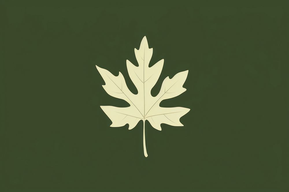 Leaf plant symbol maple. AI generated Image by rawpixel.