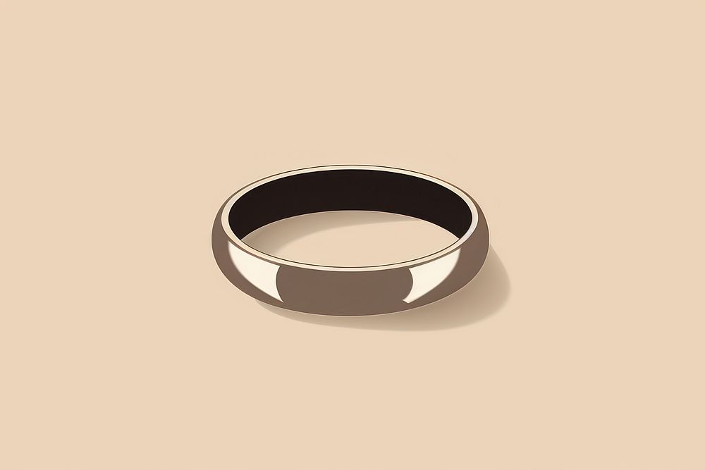 Sillouette wedding ring jewelry shape accessories. AI generated Image by rawpixel.