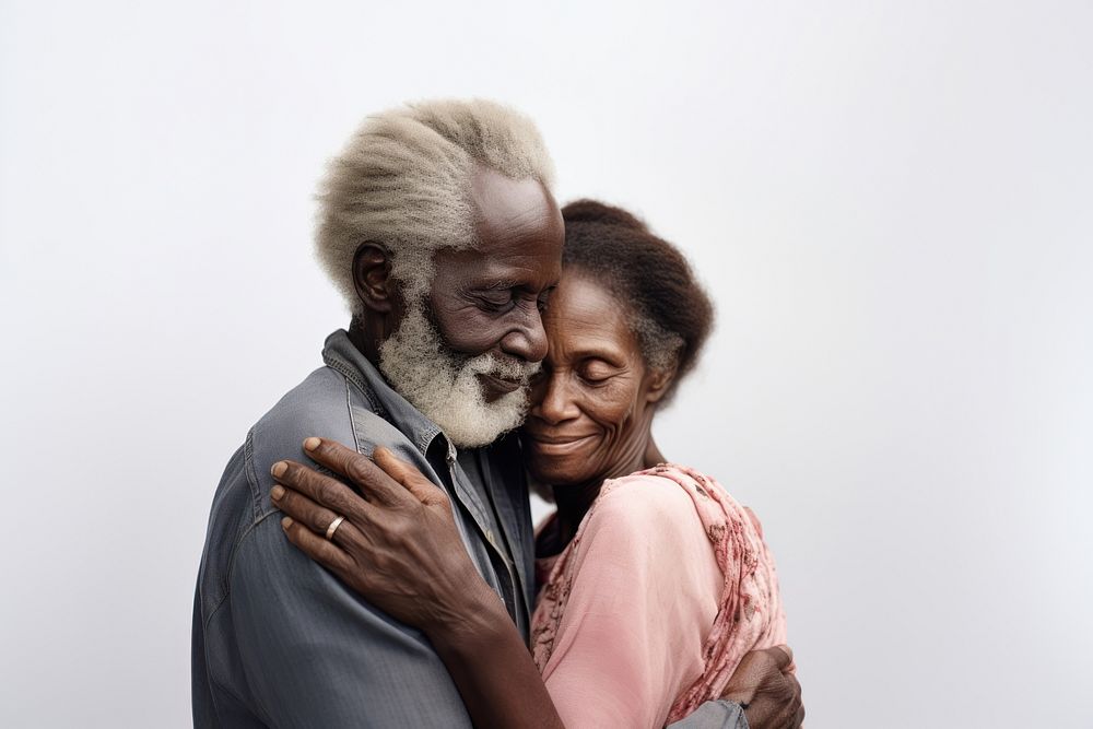 Hug photography embracing portrait. AI generated Image by rawpixel.