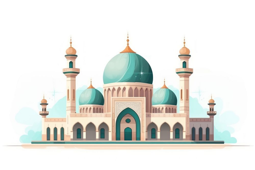 Mosque architecture building dome. AI | Free Photo Illustration - rawpixel