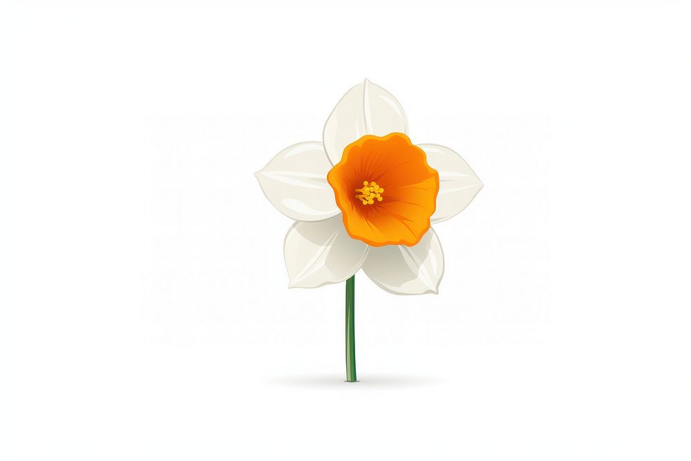 Daffodil daffodil flower plant. AI generated Image by rawpixel.