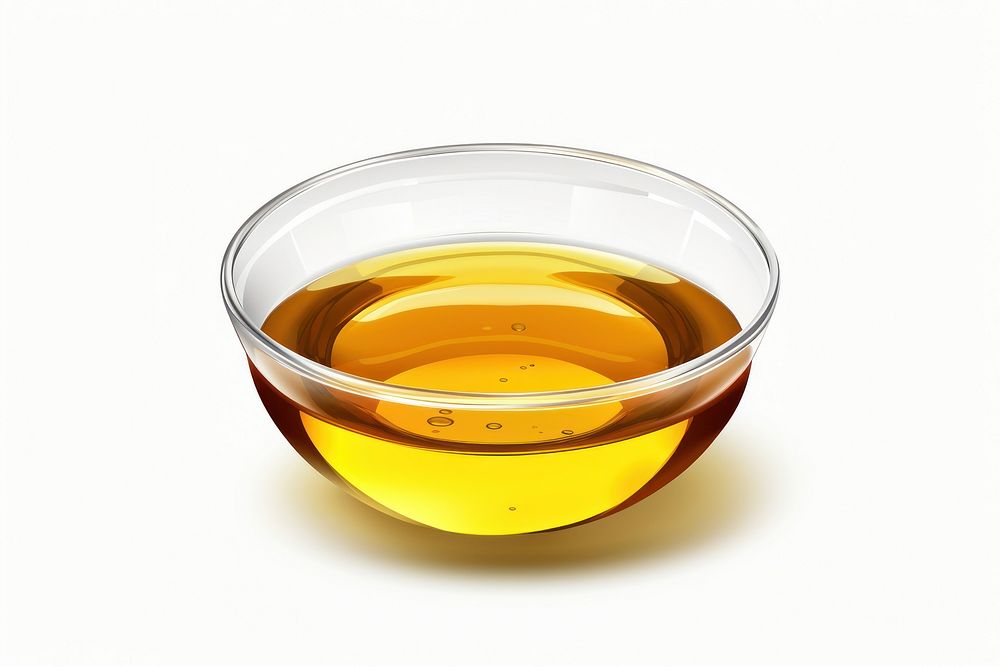 Oil drink tea white background. AI generated Image by rawpixel.