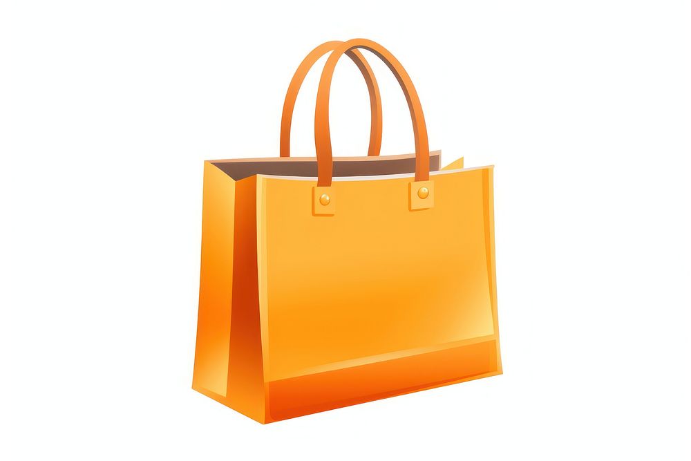 Shopping bag handbag white background consumerism. AI generated Image by rawpixel.
