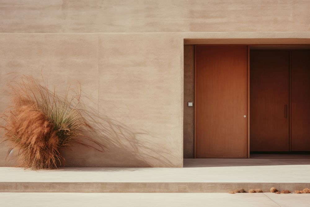House plant door wood. AI generated Image by rawpixel.