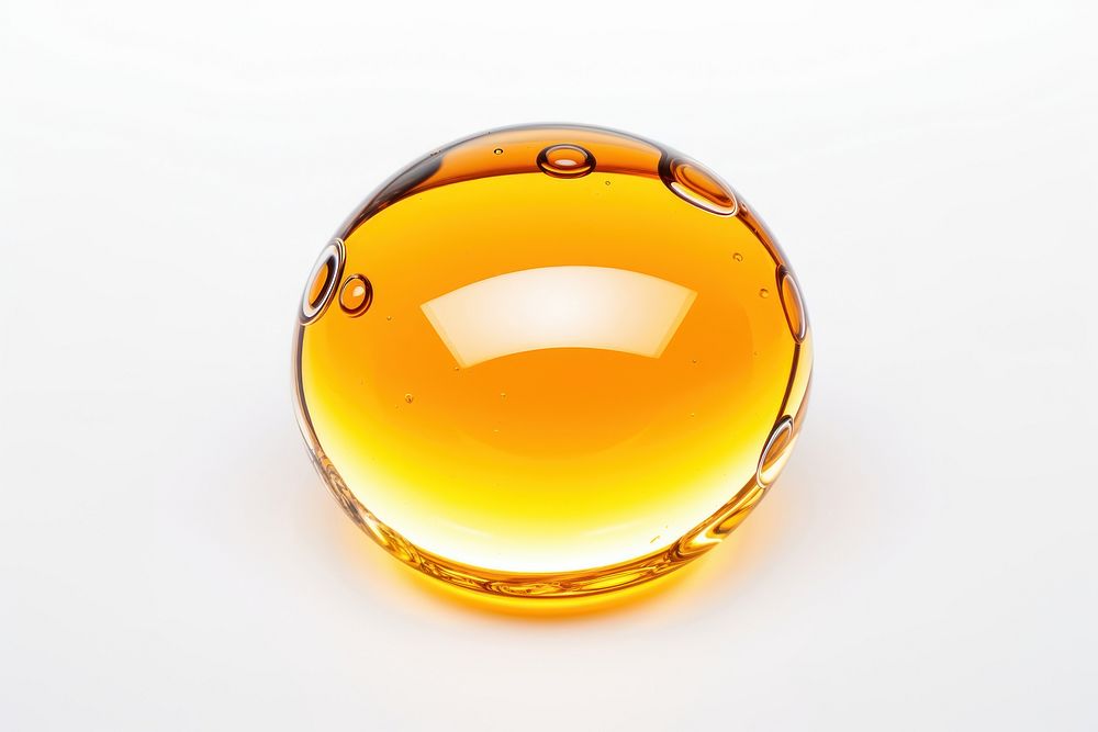 Oil sphere bubble white background. AI generated Image by rawpixel.