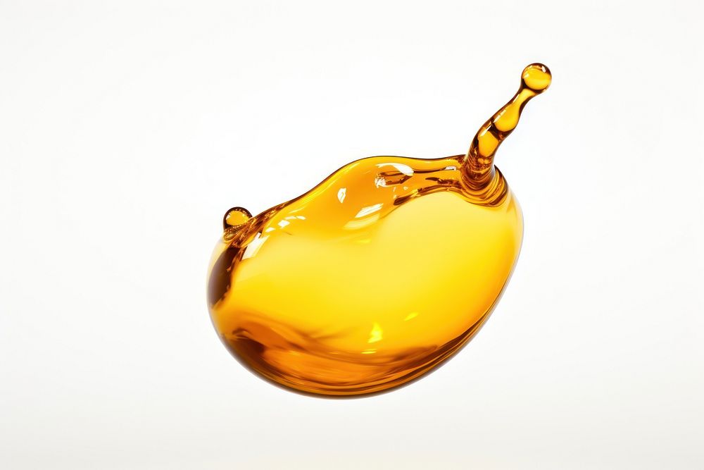 Oil drop white background transparent. AI generated Image by rawpixel.