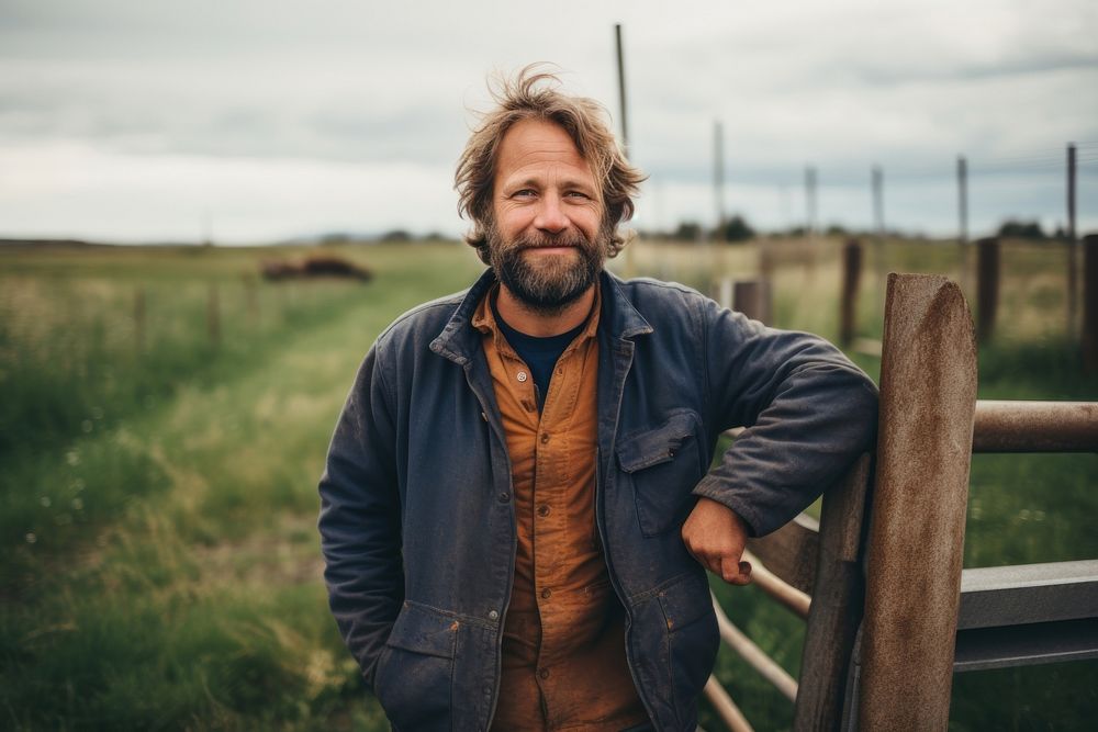 Farmer outdoors portrait nature. AI generated Image by rawpixel.