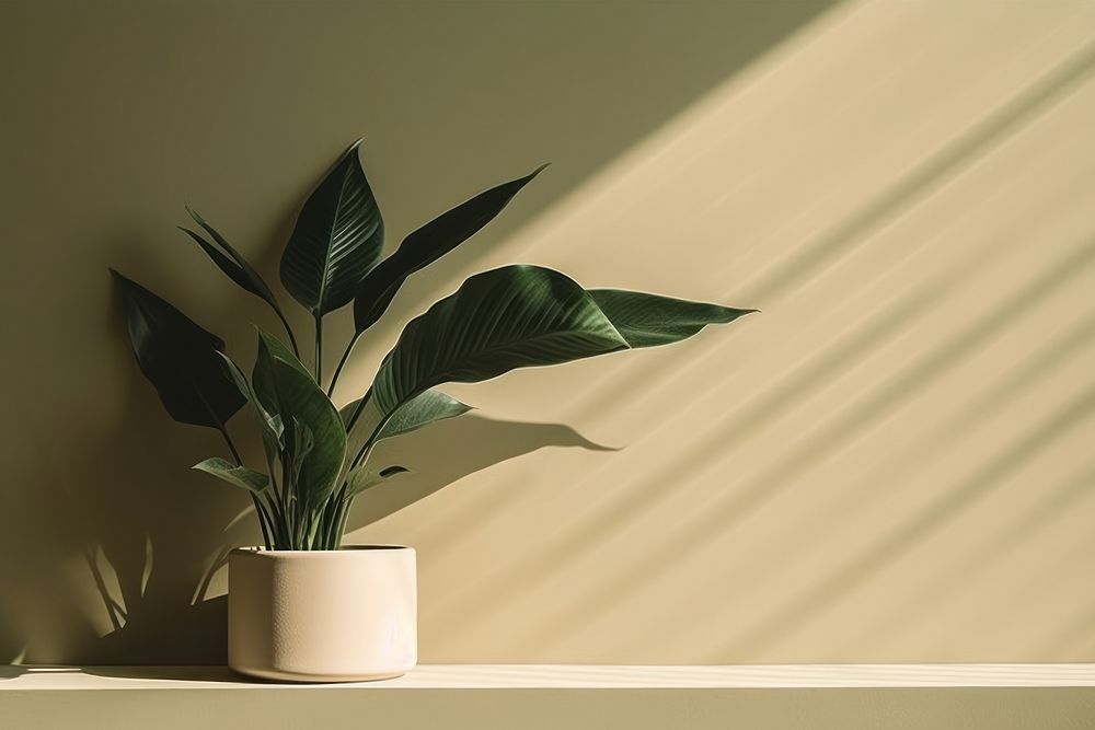 Plant background green vase leaf. | Premium Photo - rawpixel