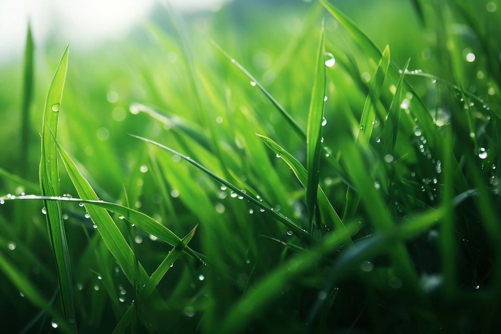 Lush green grass tall waving | Free Photo - rawpixel