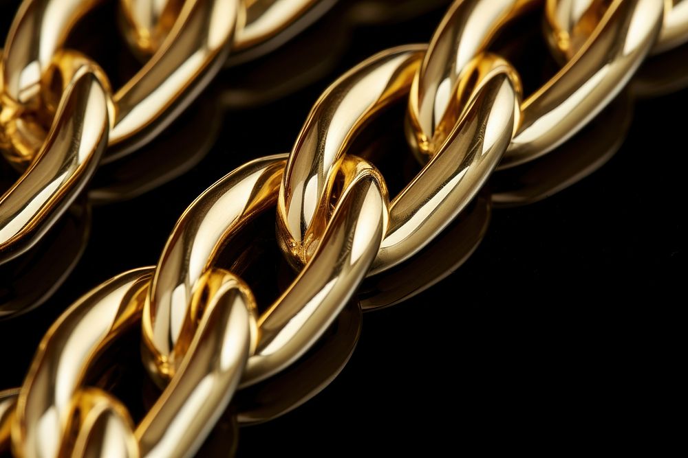Golden chains yellow backgrounds durability. AI generated Image by rawpixel.