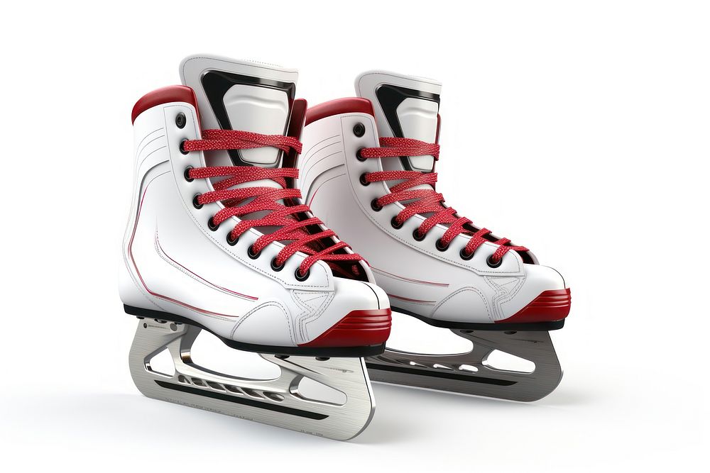 A skate with laces shoe footwear ice. AI generated Image by rawpixel.