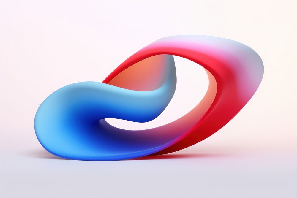 Abstract shape graphics flowing circle. AI generated Image by rawpixel.