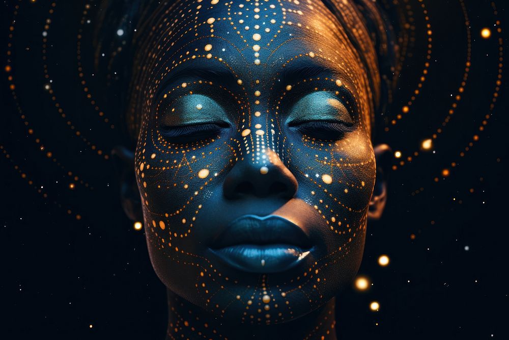 Stars portrait adult woman. AI generated Image by rawpixel.