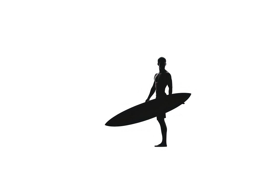 Man silhouette surfboard surfing. AI generated Image by rawpixel.
