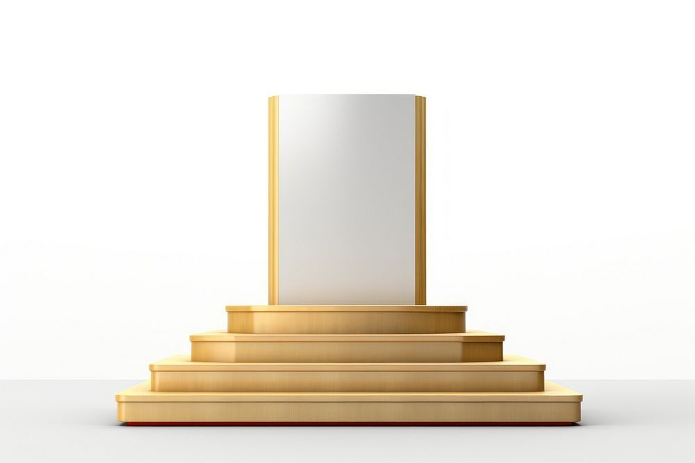 Presentation podium trophy architecture simplicity. AI generated Image by rawpixel.
