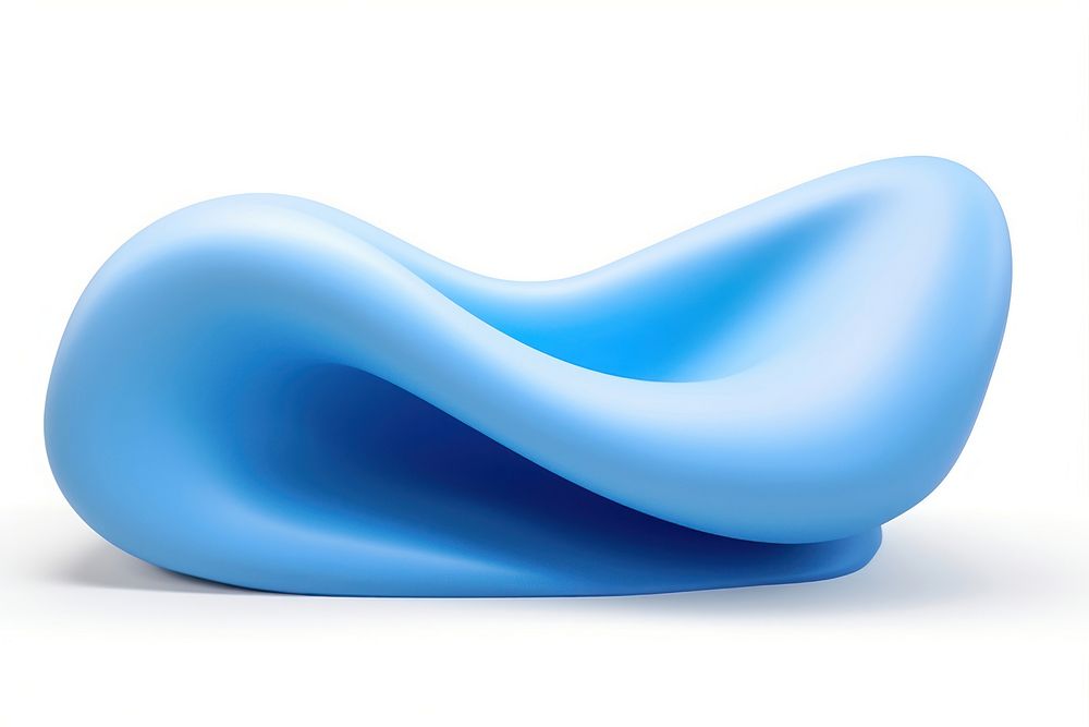 Abstract shape furniture blue simplicity. AI generated Image by rawpixel.