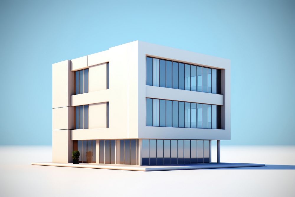 Office building architecture house city. AI generated Image by rawpixel.