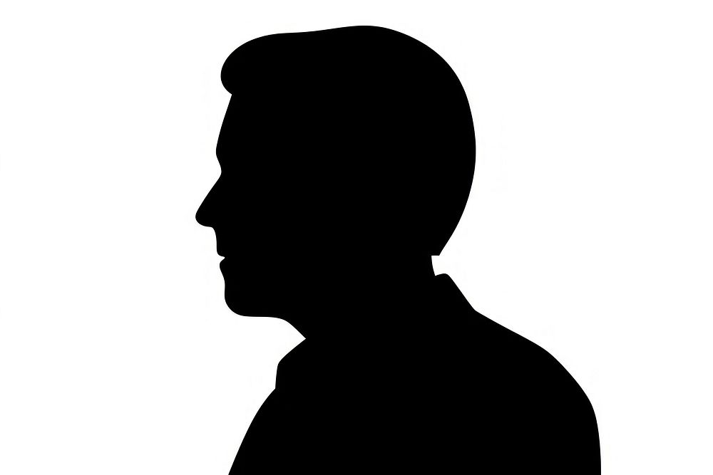Man silhouette adult black. AI generated Image by rawpixel.