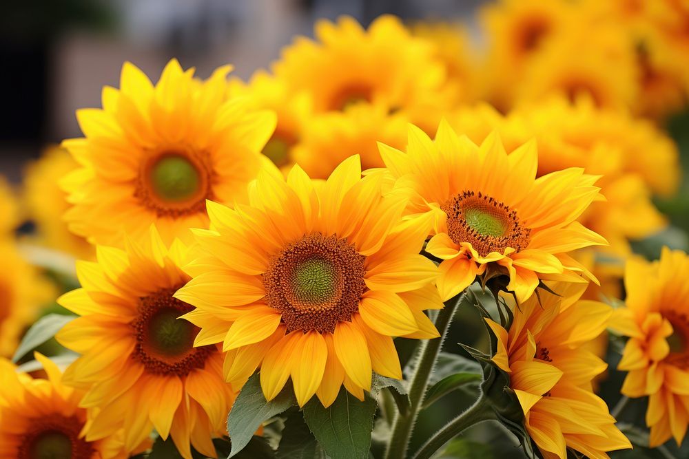 Sun flower photo sunflower blossom plant. AI generated Image by rawpixel.