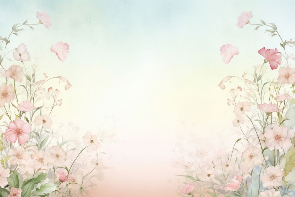 Painting of primrose border backgrounds outdoors pattern. AI generated Image by rawpixel.