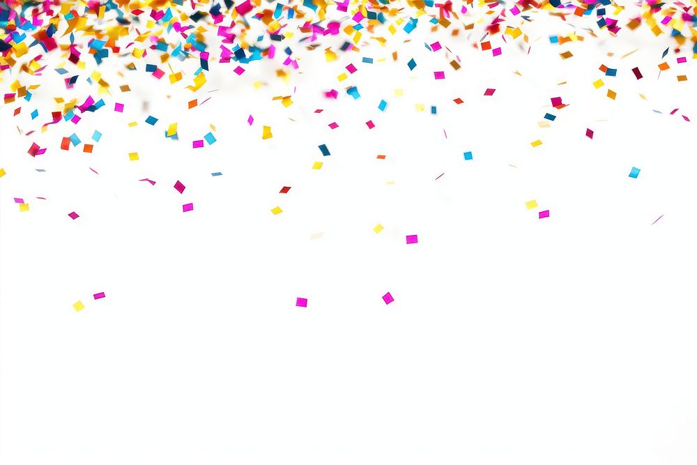 Confetti backgrounds line white background. AI generated Image by rawpixel.