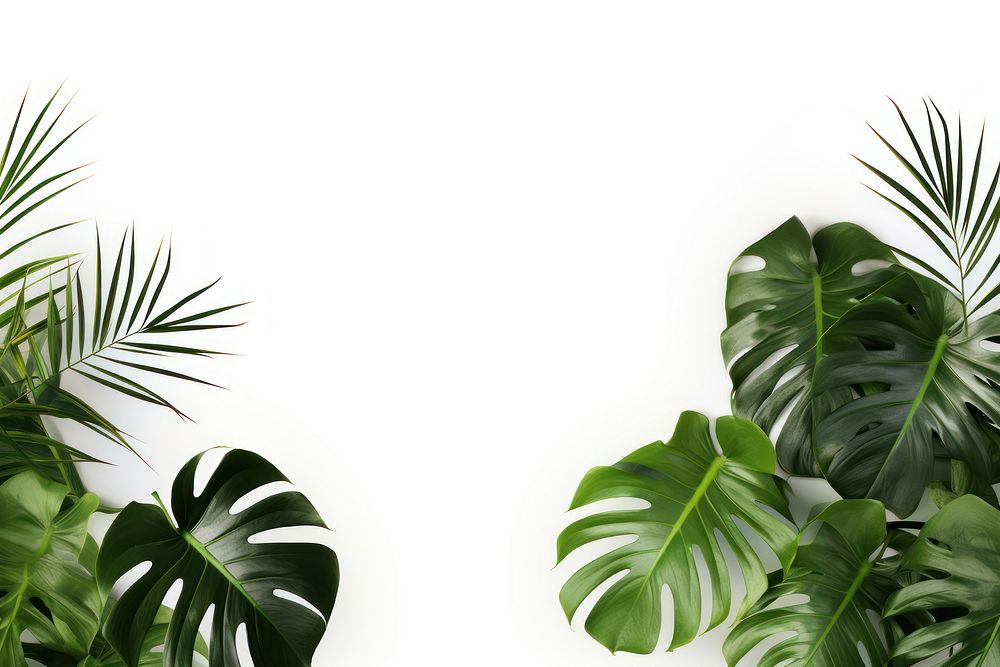 Monstera plants backgrounds outdoors nature. AI generated Image by rawpixel.